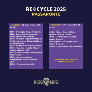 RECYCLE 2025 - PASSAPORTE (SABADO E DOMINGO)