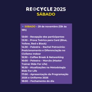 RECYCLE 2025 - SÁBADO