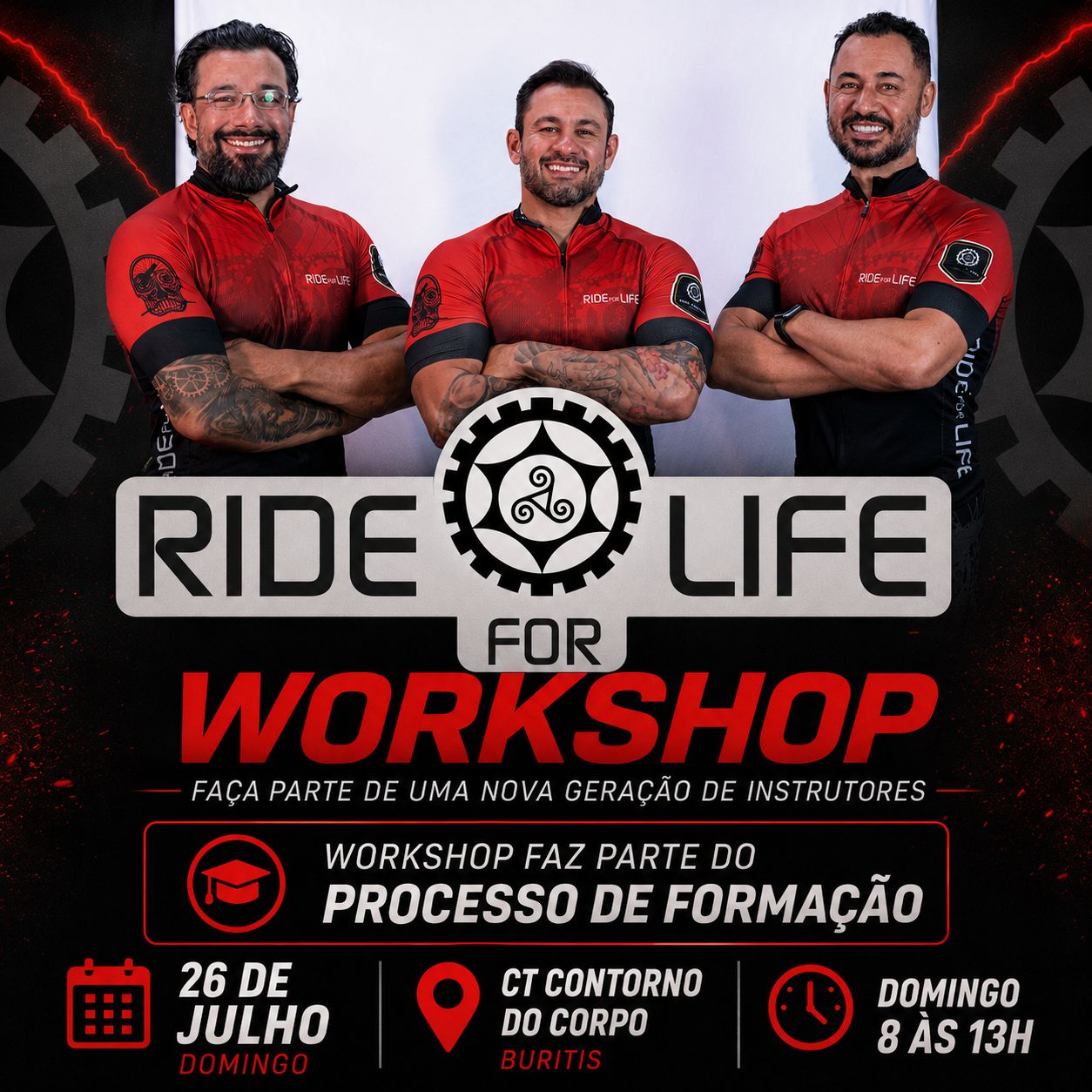 WorkShop Ride For Life 2026 - Presencial